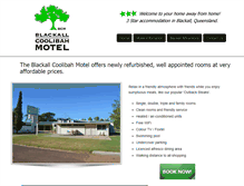 Tablet Screenshot of coolibahmotel.com.au